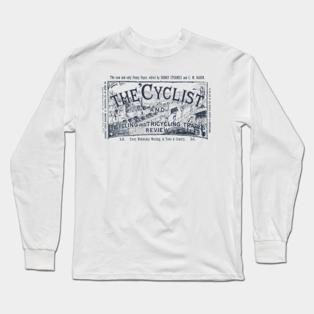 The Cyclist and Bicycling and Tricycling Trades Review Long Sleeve T-Shirt by goodieg